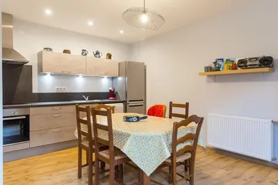 Cuisine ou kitchenette dans l'établissement Chez Delphine