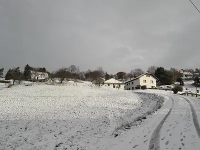 L'établissement Gîte au pied du Mont en hiver