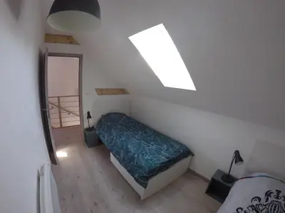 Un ou plusieurs lits dans un hébergement de l'établissement gîte les bouleaux
