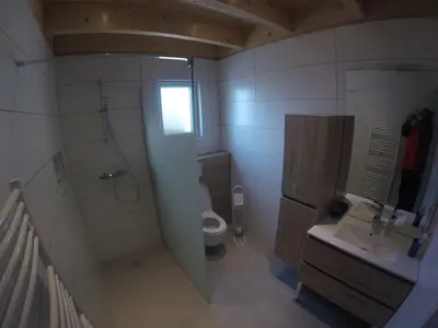 Salle de bains dans l'établissement gîte les bouleaux