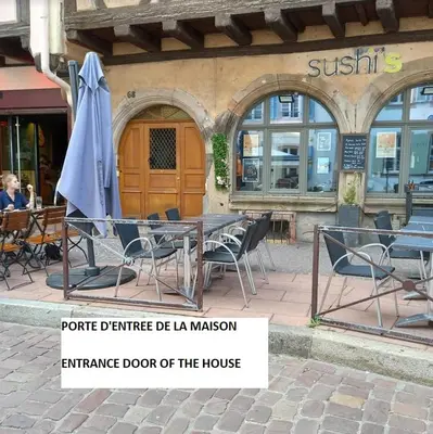 Plan de l'établissement Colmar: studio dans le centre historique