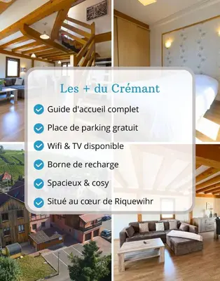Plan de l'établissement CREMANT - Appartement Spacieux et lumineux - Parking gratuit