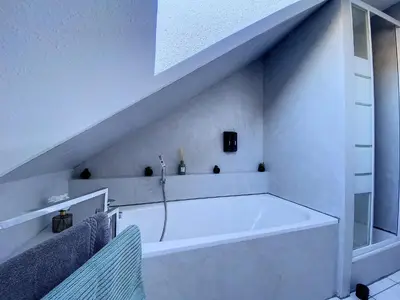 Salle de bains dans l'établissement Chez Nat&Mat- Colmar gare- Parking gratuit