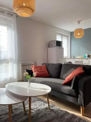 Coin salon dans l'établissement Bel'flora