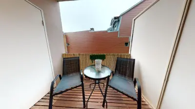 Balcon ou terrasse dans l'établissement Le Nid Cosy + 1 Garage