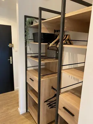 Un ou plusieurs lits dans un hébergement de l'établissement Magnifique appartement au coeur de Mulhouse