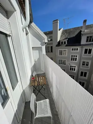 Balcon ou terrasse dans l'établissement SPA Romantique ... Esprit LOVE