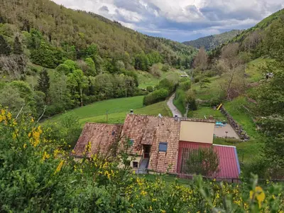 Paysage naturel près de la maison de vacances