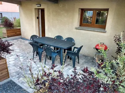 Plan de l'établissement Gîte les Eglantines Rez-de-Jardin