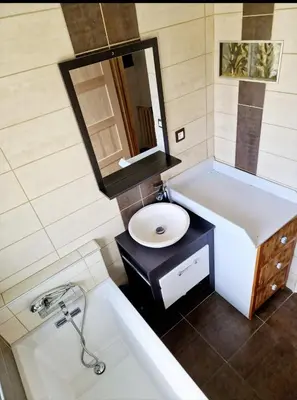 Salle de bains dans l'établissement Le haut du parc