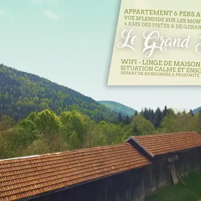 ⁂⁂ LE GRAND DUC Appartement [CLEDICIHOME] / Magnifique vue sur les montagnes / 4 KMs DE GERARDMER ! ⁂⁂