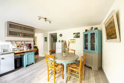 Cuisine ou kitchenette dans l'établissement gîte la Fonderie