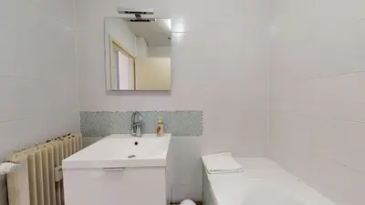 Salle de bains dans l'établissement Tel un songe blanc