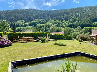Paysage naturel près de le chalet