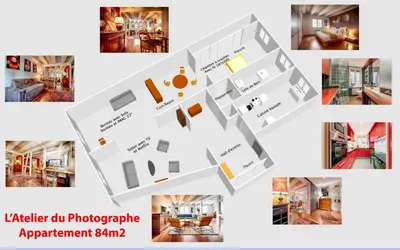 Plan de l'établissement L'Atelier du Photographe - Free Parking - Hypercentre
