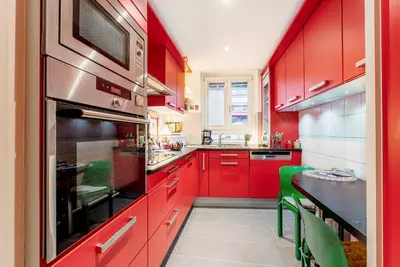 Cuisine ou kitchenette dans l'établissement L'Atelier du Photographe - Free Parking - Hypercentre
