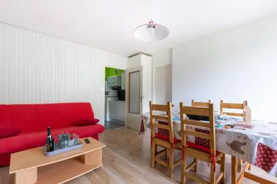 Cuisine ou kitchenette dans l'établissement L'Ourson des Myrtilles