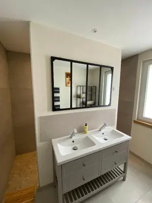 Salle de bains dans l'établissement Appartement Le Grand Duc