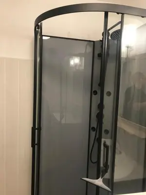 Salle de bains dans l'établissement Le gite 3 - Le Château du Lichtenberg