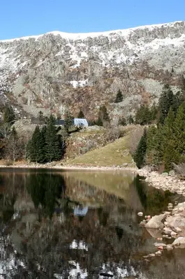 Paysage naturel près de la maison de vacances