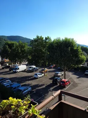 Vue générale sur la montagne ou vue sur la montagne depuis l'appartement