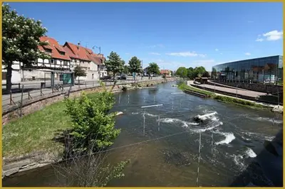 Vue sur la rivière ou le fleuve situé(e) à proximité de la maison de vacances