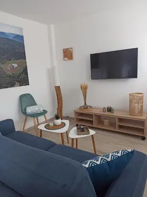 Télévision ou salle de divertissement dans l'établissement Chalet Kelly, centre ville / Jacuzzi / Sauna