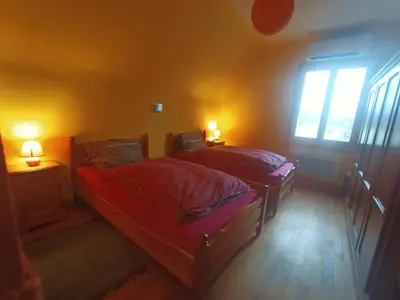 Un ou plusieurs lits dans un hébergement de l'établissement Room Algo