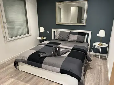 Un ou plusieurs lits dans un hébergement de l'établissement App 2 Mulhouse centre , 6 personnes