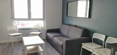 Coin salon dans l'établissement App 11 Mulhouse centre , 4 personnes