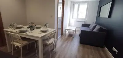Coin salon dans l'établissement App 13 Mulhouse centre , 4 personnes