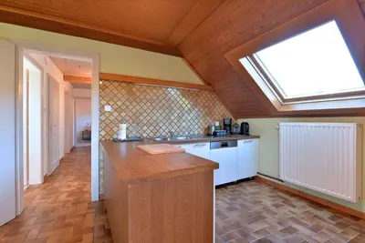 Cuisine ou kitchenette dans l'établissement AU GRE DES SAISONS