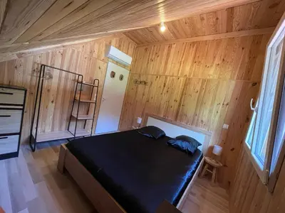 Un ou plusieurs lits dans un hébergement de l'établissement Chalet Nala