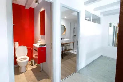 Salle de bains dans l'établissement La couronne Maison 80m2 garage & terrasse