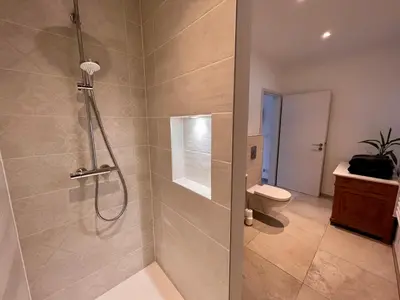 Salle de bains dans l'établissement Appartement plain-pied au coeur de l'Alsace