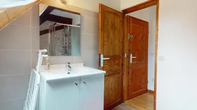 Salle de bains dans l'établissement Les Appartements Manala - Turckheim