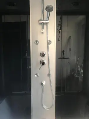 Salle de bains dans l'établissement Le gite 4 - Le Château du Hohlandsbourg