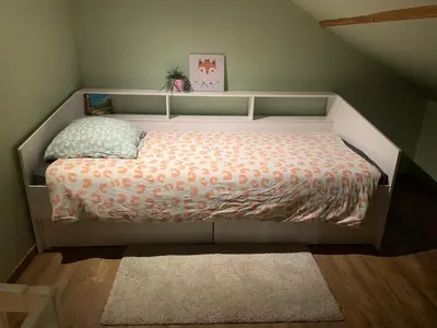 Un ou plusieurs lits dans un hébergement de l'établissement Aux Magnolias, Maison proche Colmar et Munster