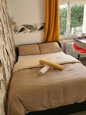 Un ou plusieurs lits dans un hébergement de l'établissement CocooningSpace tout équipé + parking privé