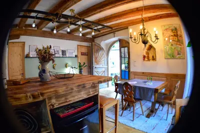Cuisine ou kitchenette dans l'établissement Chaud'Vin
