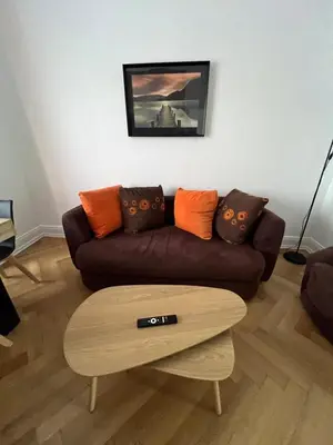 Coin salon dans l'établissement Esprit Forêt N0ire - appartement de luxe 3 chambres