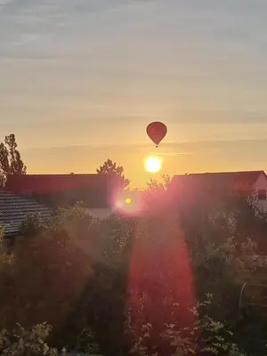 Lever ou coucher de soleil vu de l'appartement ou à proximité