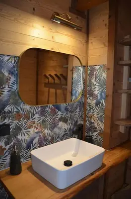 Salle de bains dans l'établissement A la cheneau