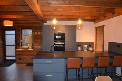 Cuisine ou kitchenette dans l'établissement A la cheneau