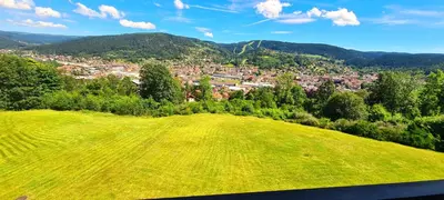 Vue générale sur la montagne ou vue sur la montagne depuis l'appartement