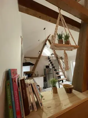 Bibliothèque dans l'appartement