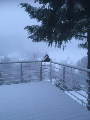 L'établissement Au Talhorn chez Marc en hiver