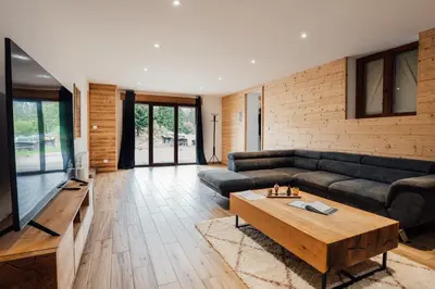 Coin salon dans l'établissement La maison du Xetté