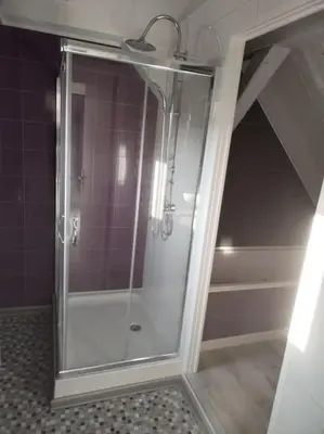Salle de bains dans l'établissement Charmant appartement cosy