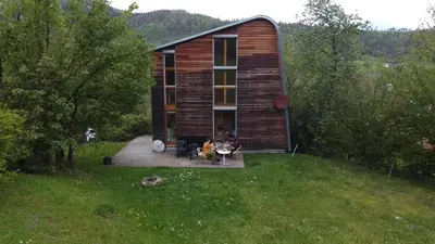Paysage naturel près de la maison de vacances